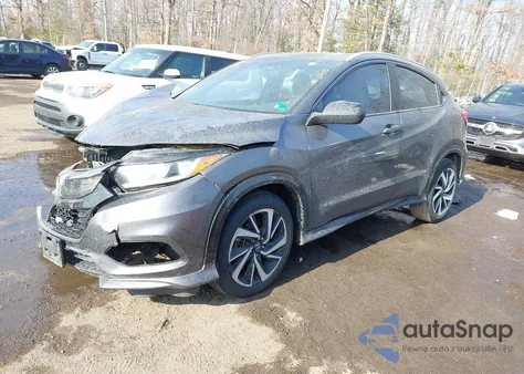 2019 Honda Hr-V Sport из США, поврежденный, VIN 3CZRU6H15KG706904